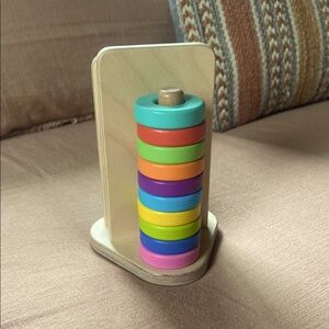 LOVEVERY Wooden Stack & Slot Toy
